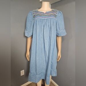 Bechamel Light Blue Denim Top